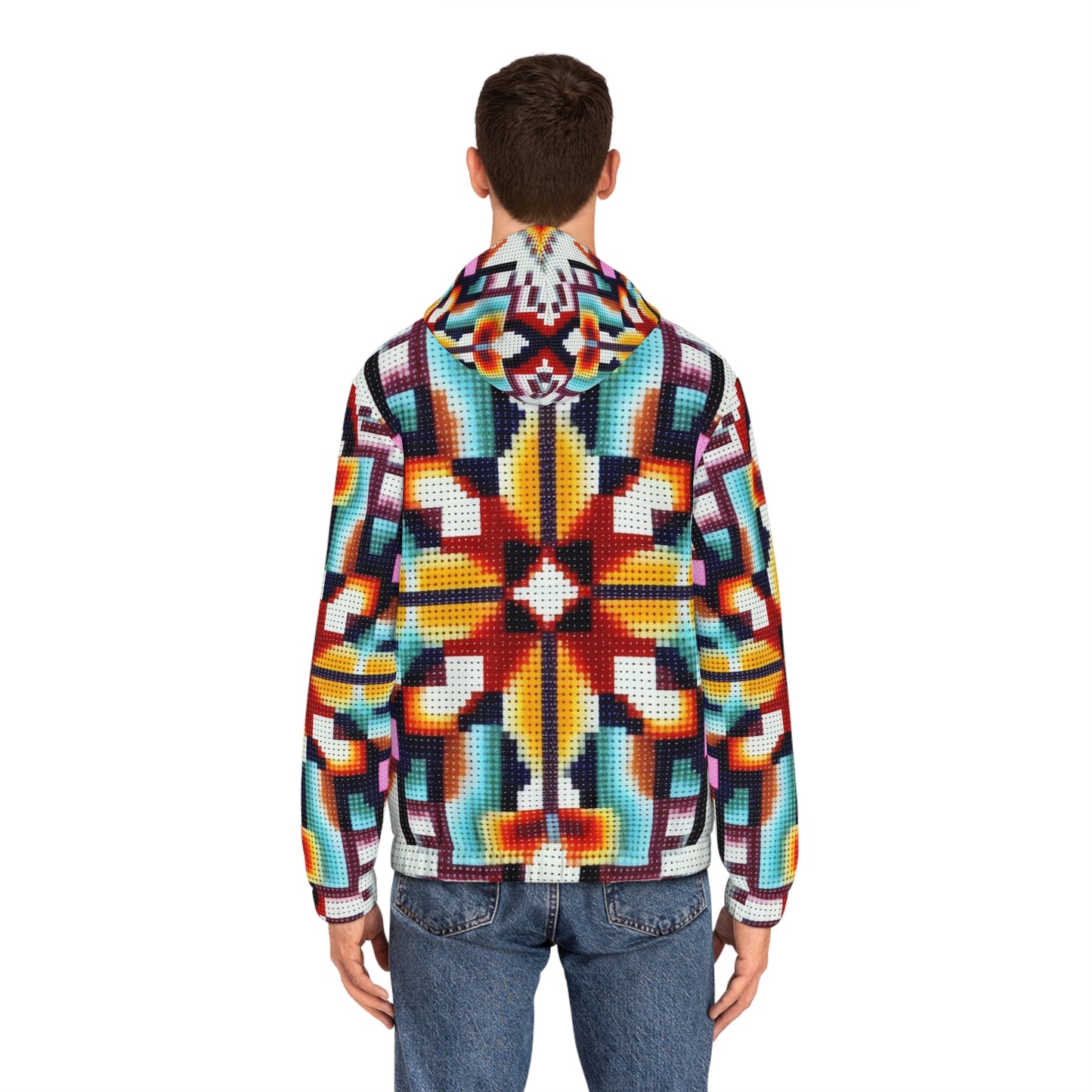 "Pattern Pop Cozy Hoodie"