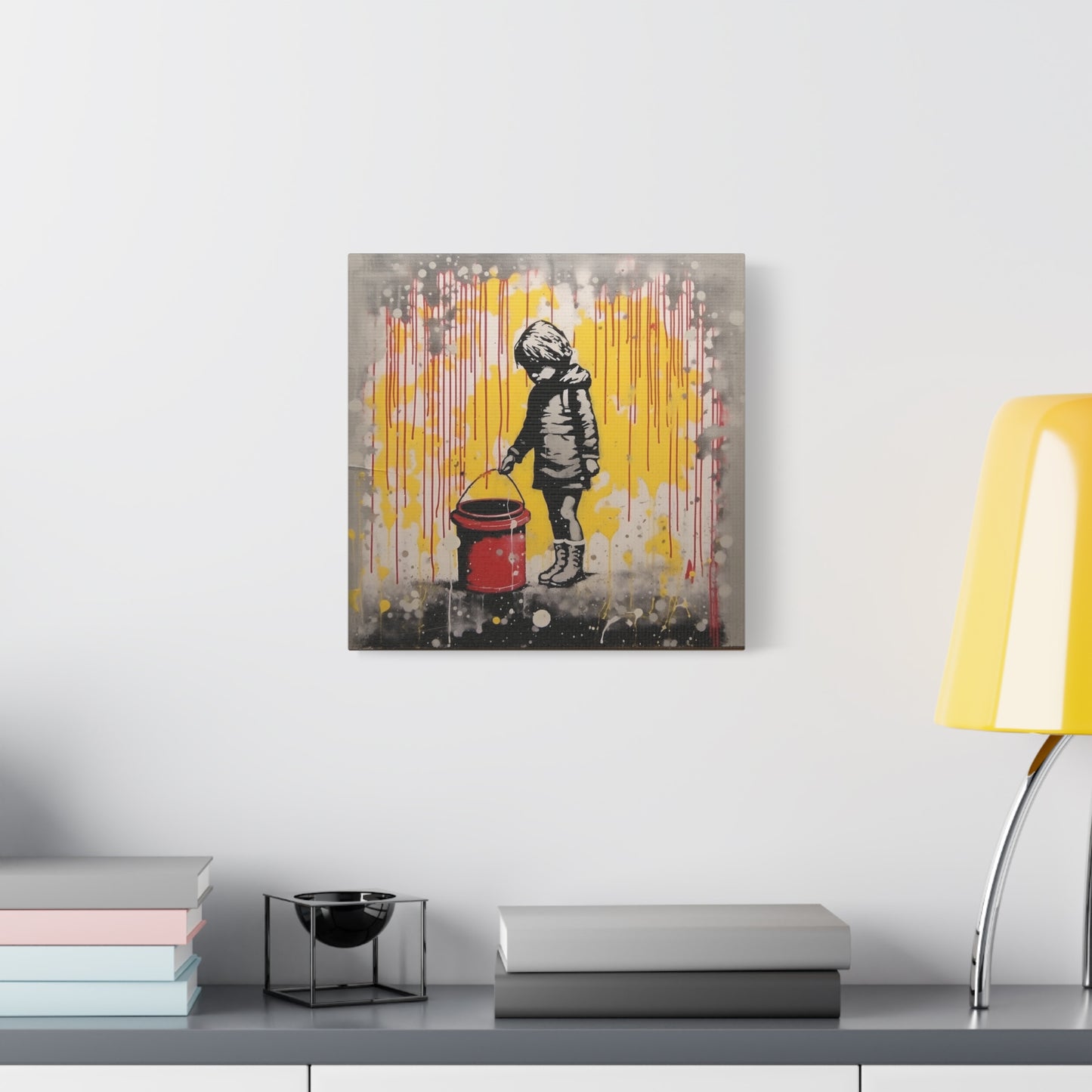 "AI Banksy Fusion" - Canvas