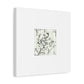 "Monochromatic Geometry" - Framed Canvas Print Colourful Wall Art