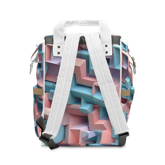 Modern Floral Bag - Backpack