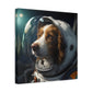 "Galactic Pet Art" - Framed Canvas Print Colourful Wall Art