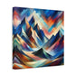 "Mystic Summit" - Framed Canvas Print Colourful Wall Art