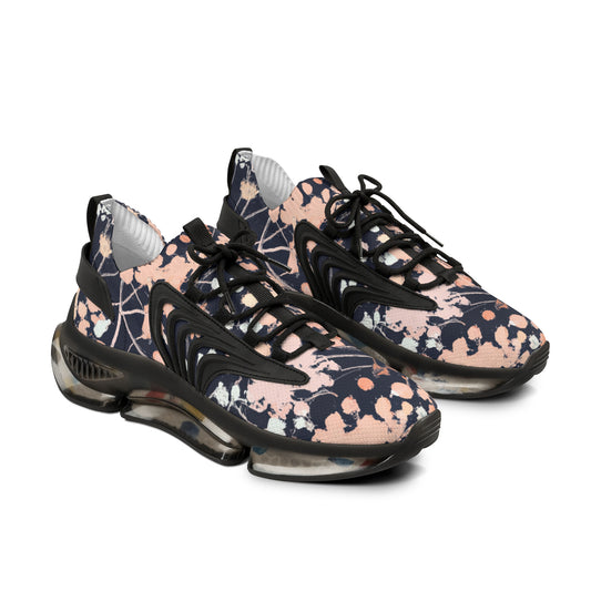 "Bloom and Thrive: Vintage Floral Inspired Sneakers in Soft Hues for a Timeless Look" - Shoes Athletic Tennis Sneakers Sports Walking Shoes