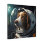 "Galactic Pet Art" - Framed Canvas Print Colourful Wall Art