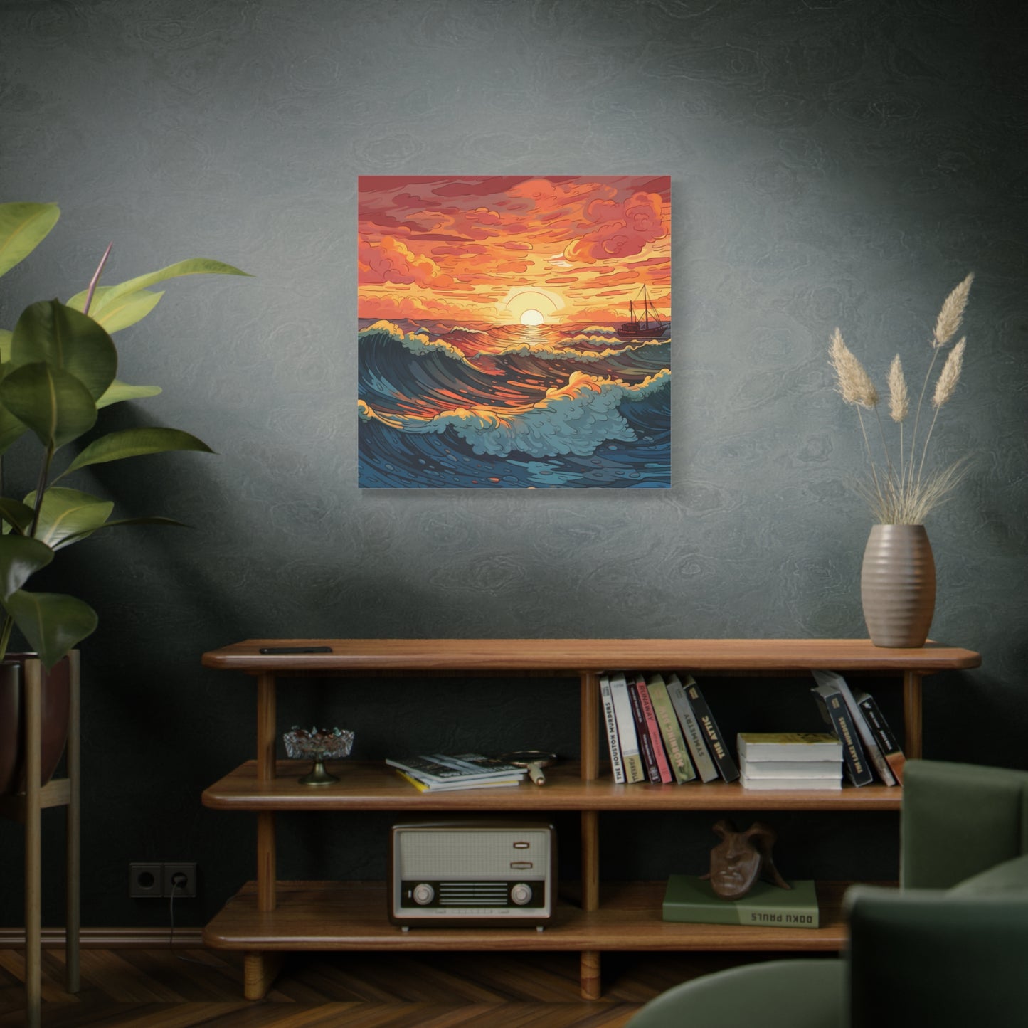 Sea Wave Art - Canvas