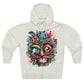 "Urban Graffiti Hoodie" - Hoodies Zip Up Long Sleeve Fleece Sweatshirts Hoodies