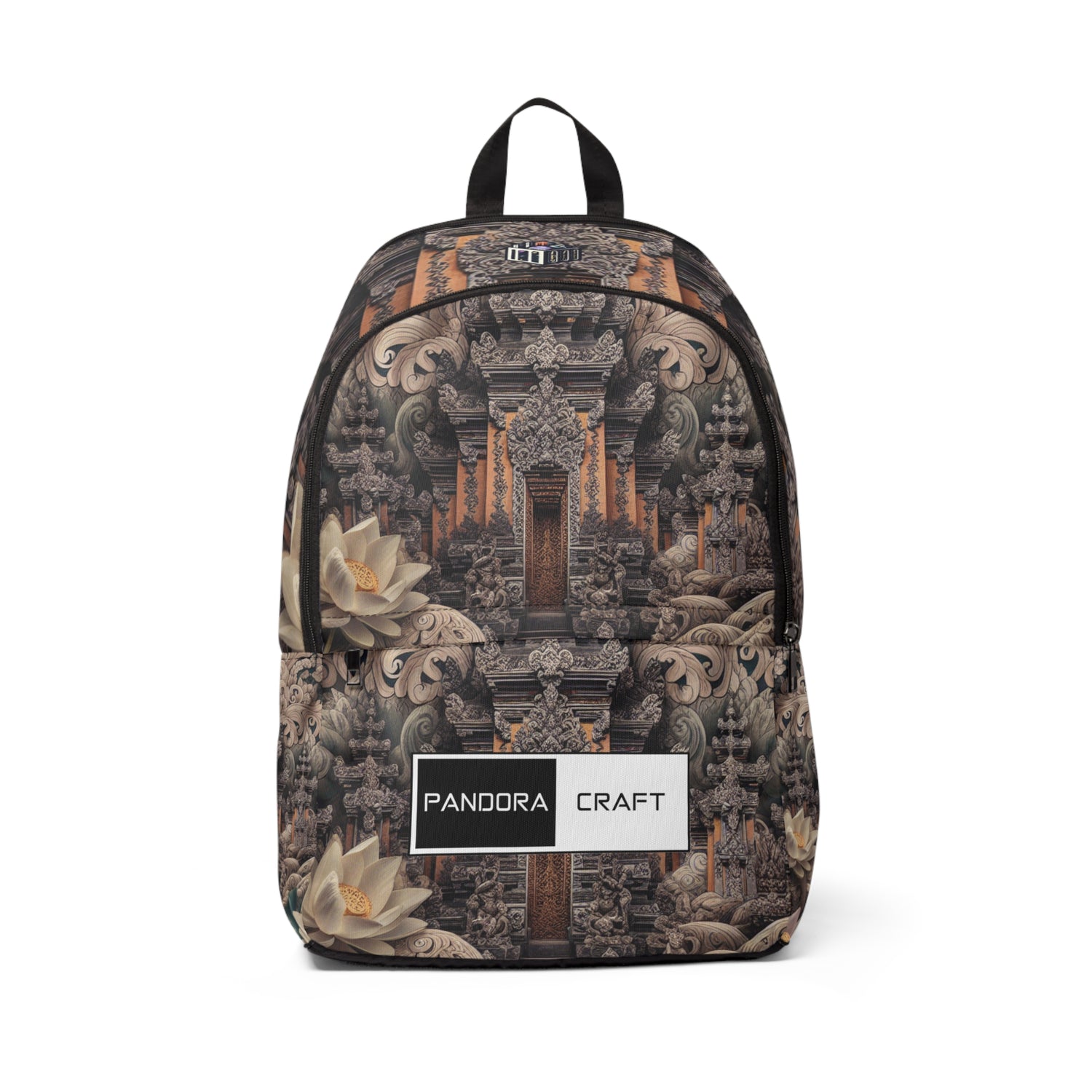 "Lotus Stone Pack" - Laptop Backpack Rucksack Bag for Men Women, Water Resistant