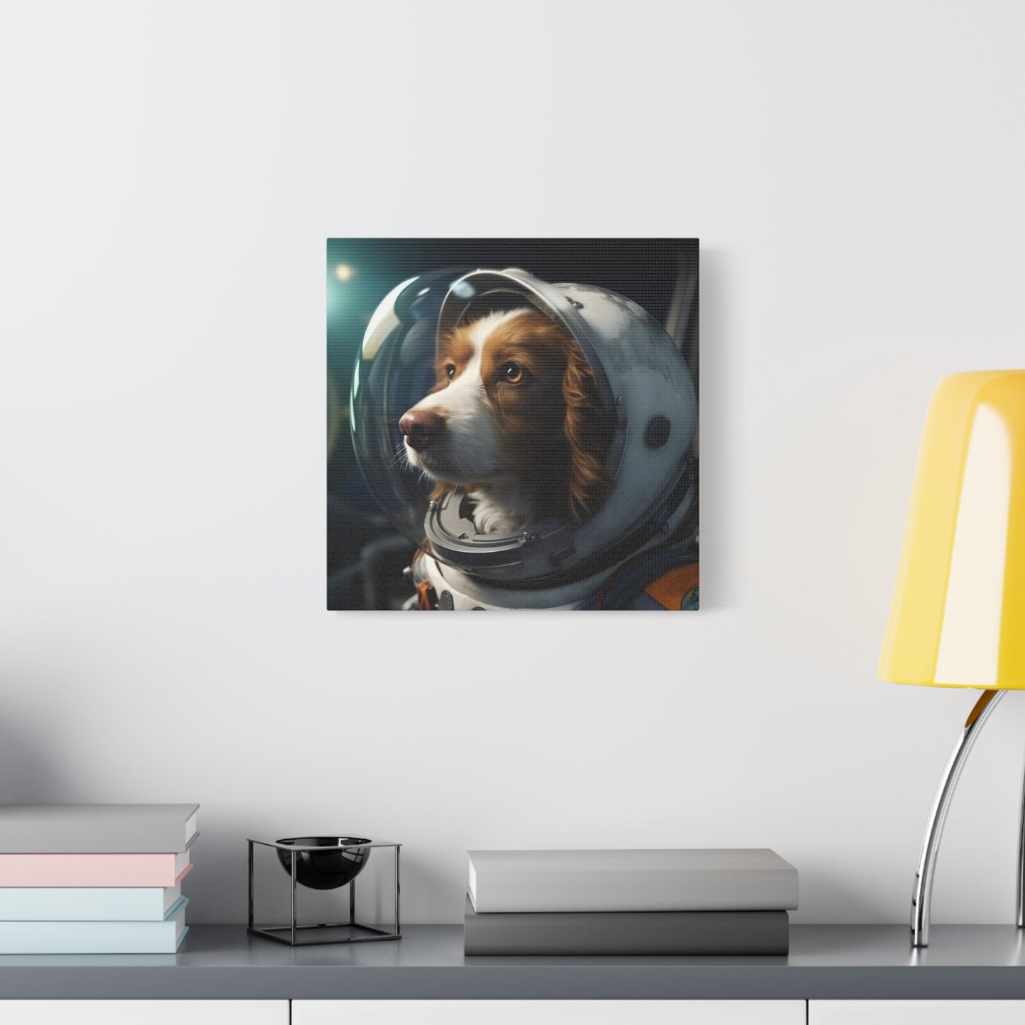 "Galactic Pet Art" - Framed Canvas Print Colourful Wall Art