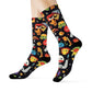 "Emoji Madness: Playful Crew Socks with Adorable Patterns!" - Men and Women Crew Socks Combed Athletic Sports Casual Classic