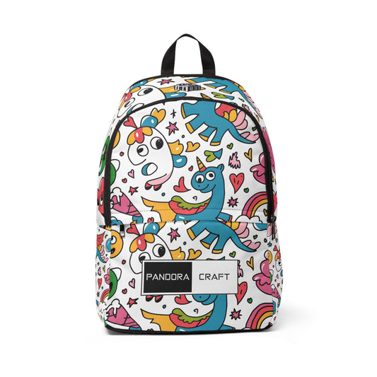 Doodle Odyssey - Laptop Backpack Rucksack Bag for Men Women, Water Resistant