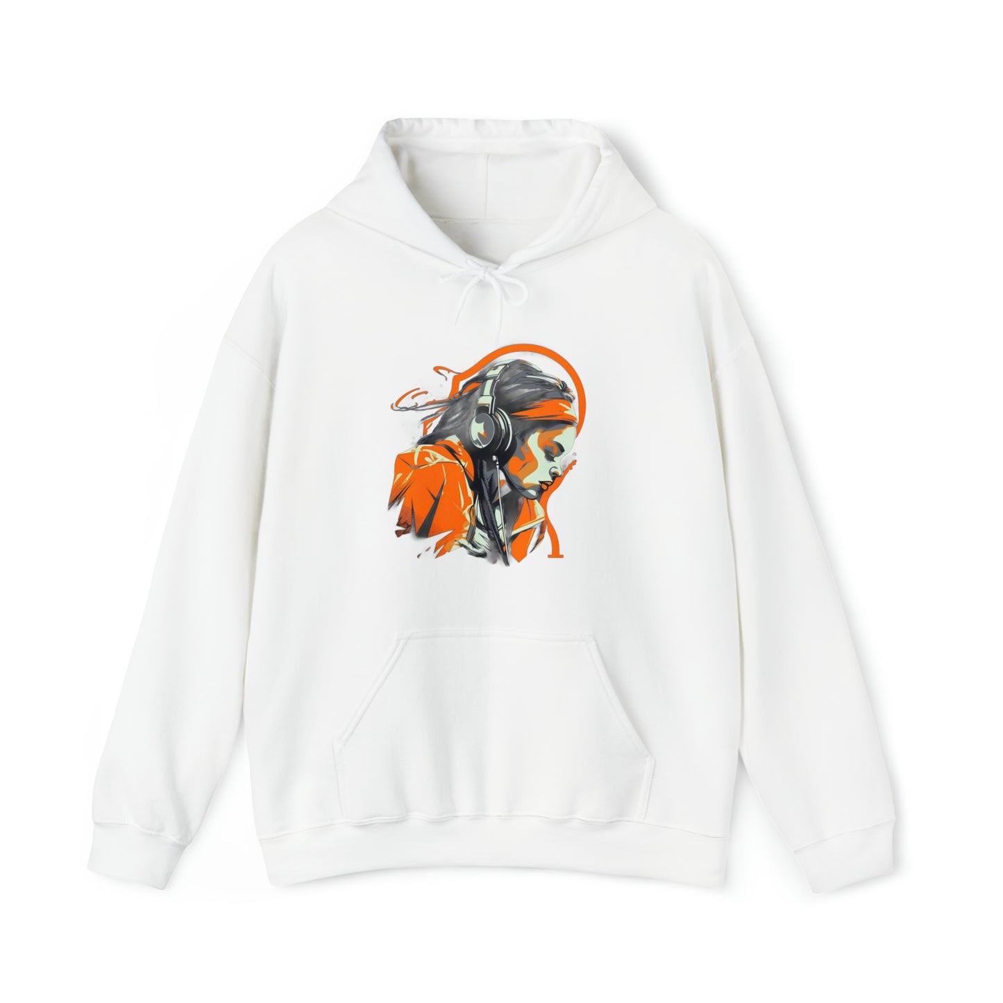 "Graffiti Streetwear Hoodie" - Pullover Hooded Sweatshirts Long Sleeve