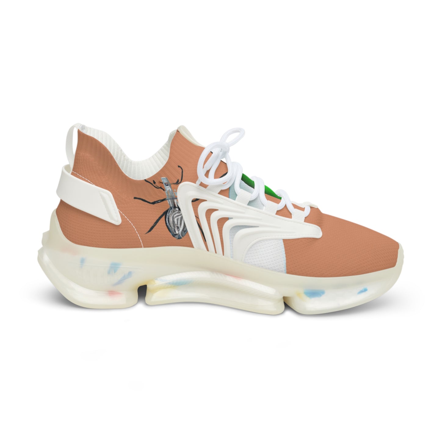 "Buzzworthy Bugs: A Bold and Buzzy Sneaker with Insect-Inspired Illustrations" - Shoes Athletic Tennis Sneakers Sports Walking Shoes