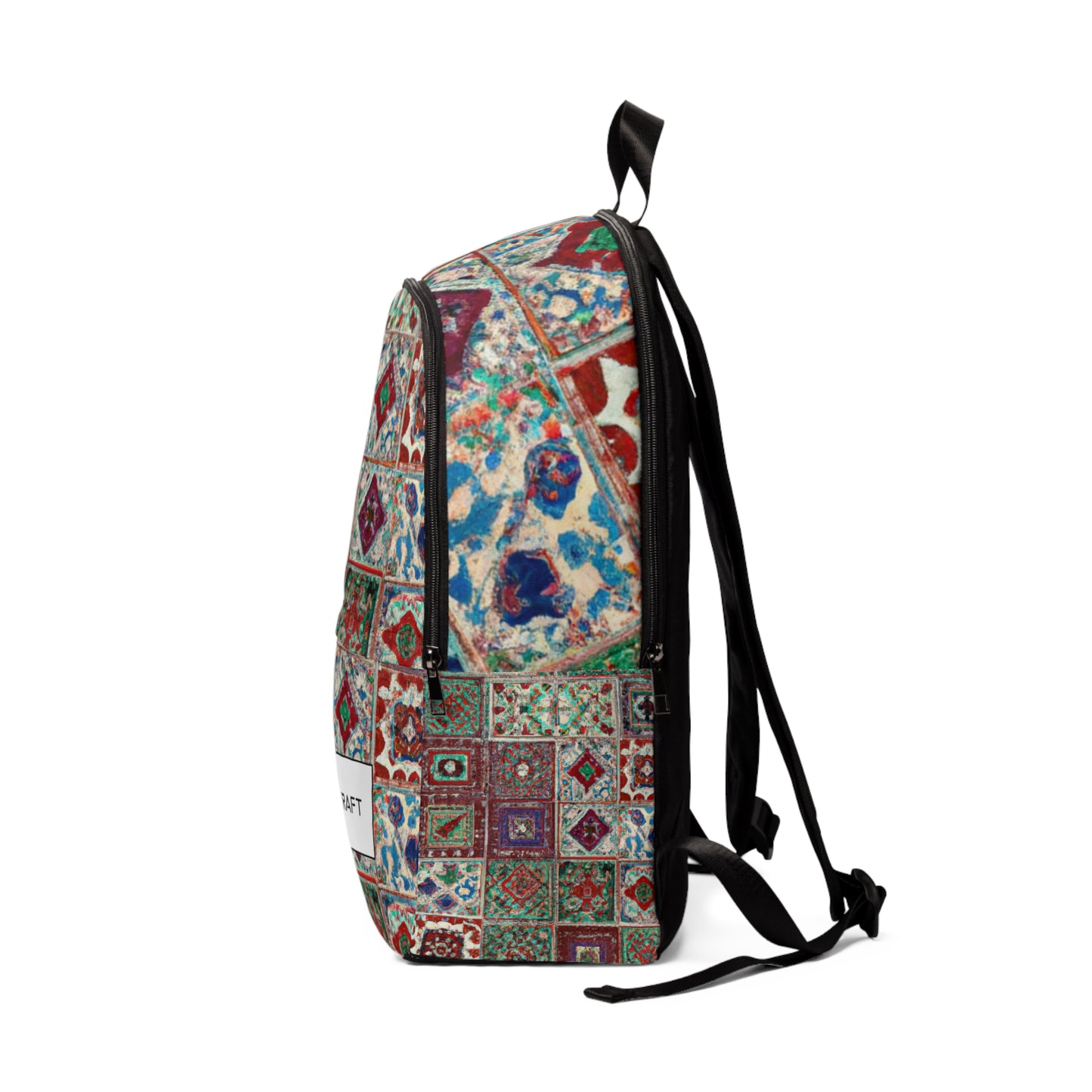 "Tile Visions" - Laptop Backpack Rucksack Bag for Men Women, Water Resistant