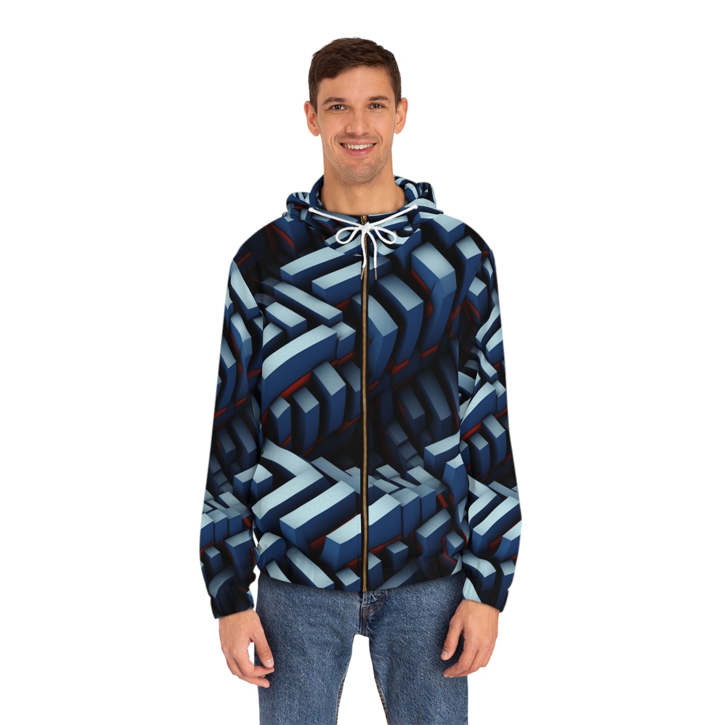 "SnugStripe Hoodie" - Hoodies 3D Print Jumpers with Pockets Long Sleeve Sweatshirt Sweatshirt Casual Streetwear