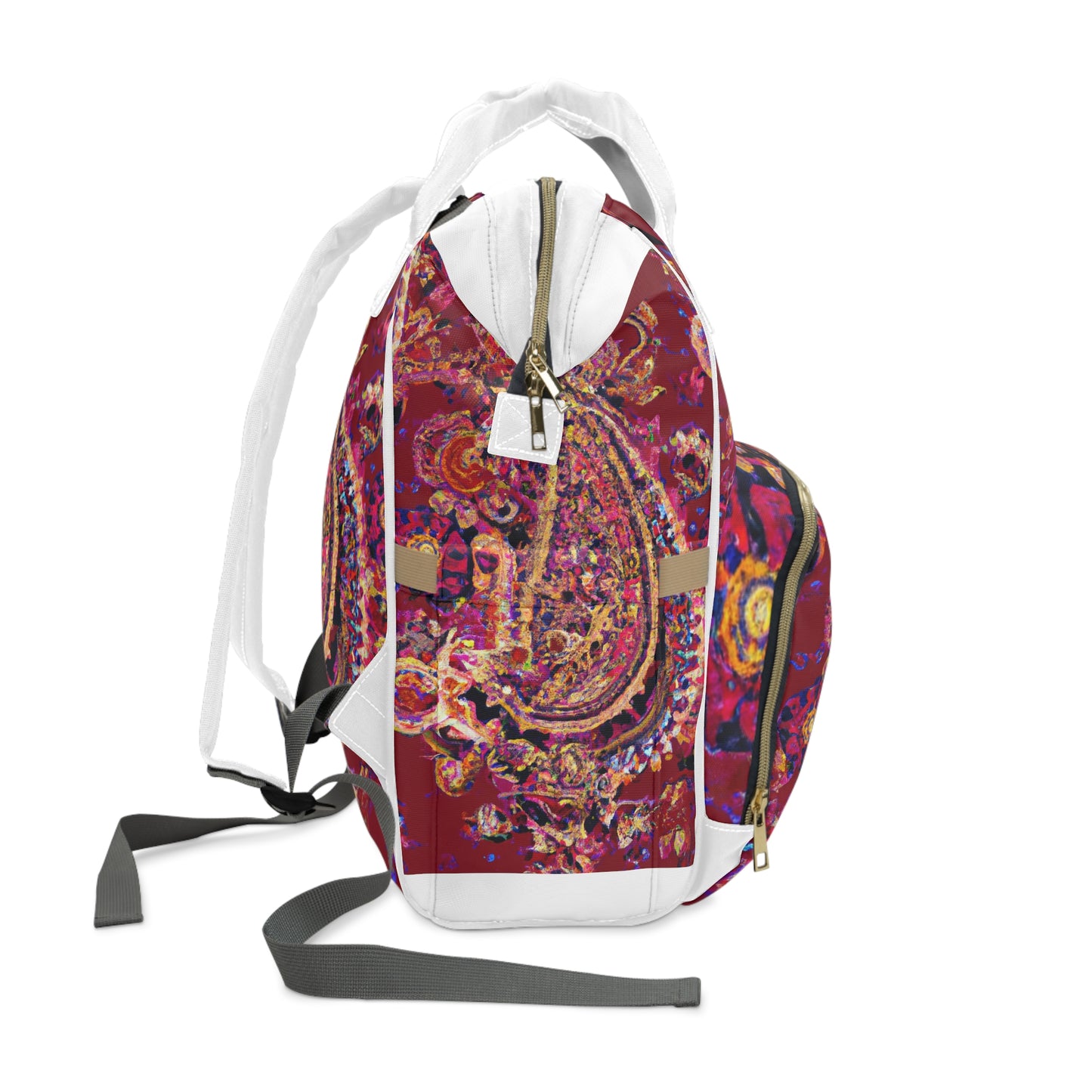 "Paisley Chic Backpack" - Laptop Backpack Rucksack Bag for Men Women, Water Resistant