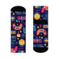 "Emoji-tastic Crew Socks: Adorable Designs for Every Mood!" - Men and Women Crew Socks Combed Athletic Sports Casual Classic