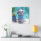 "Whimsy Wall Art" - Framed Canvas Print Colourful Wall Art