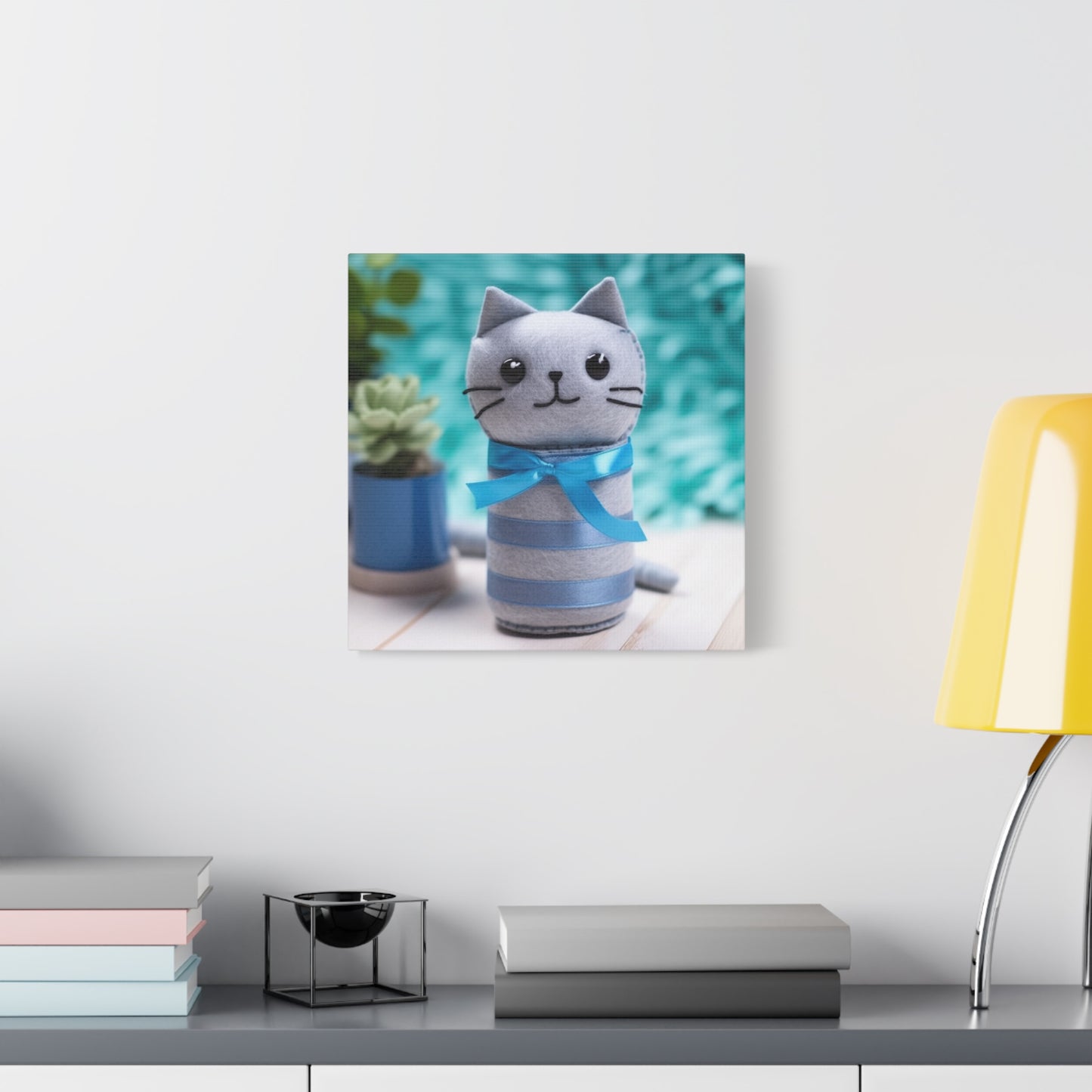 "Whimsy Wall Art" - Framed Canvas Print Colourful Wall Art