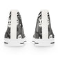 "Spooktacular Steps: A Halloween-Inspired High-Top Sneaker with Hauntingly Beautiful Patterns" - High Top Trainers Fashion Sneakers