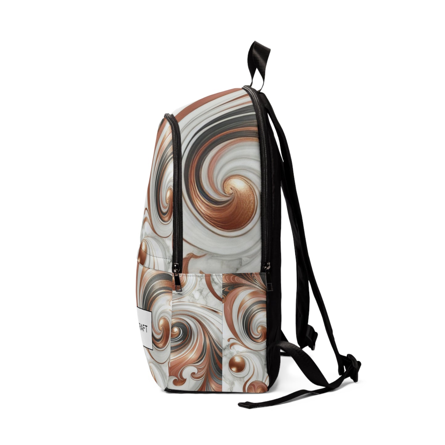 "Rosé Swirl Pack" - Laptop Backpack Rucksack Bag for Men Women, Water Resistant