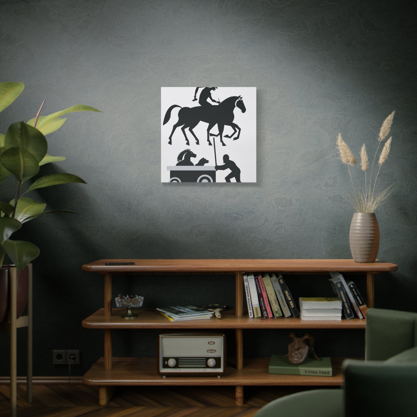 Digital Banksy Art. - Canvas