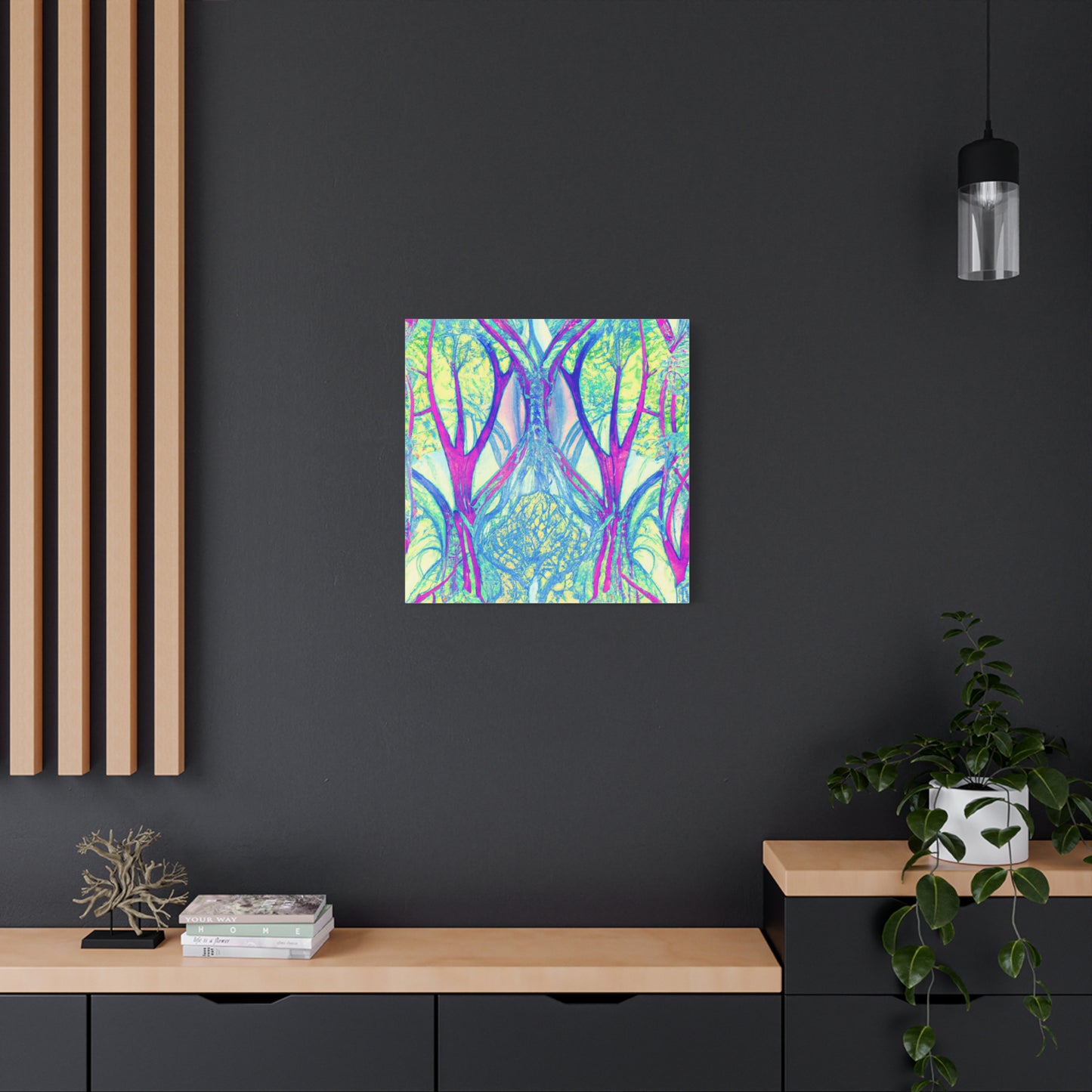 Mystic Frost Forest - Canvas