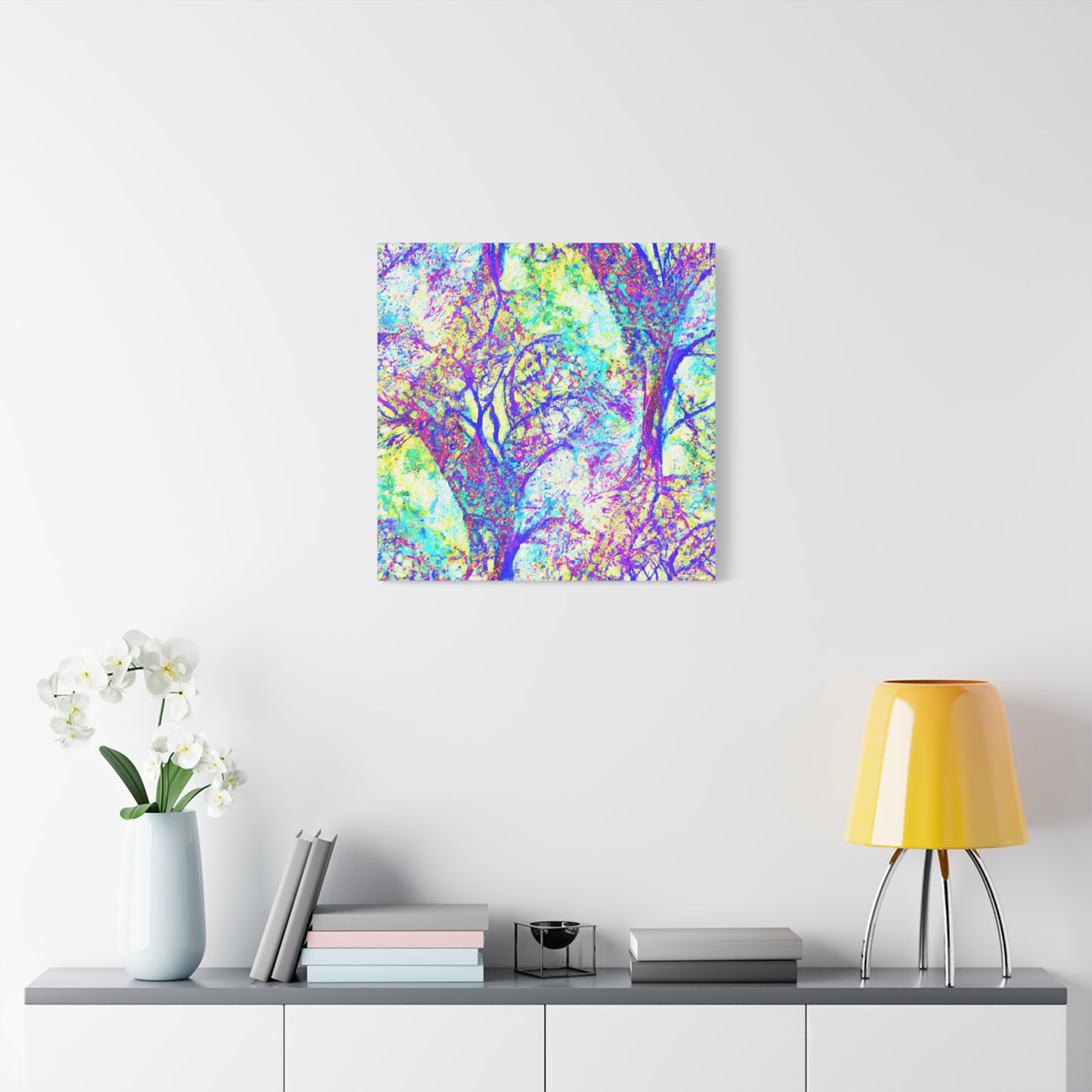 Enchanted Winter Forest. - Canvas