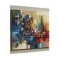 "Equilibrium Expressions" - Framed Canvas Print Colourful Wall Art