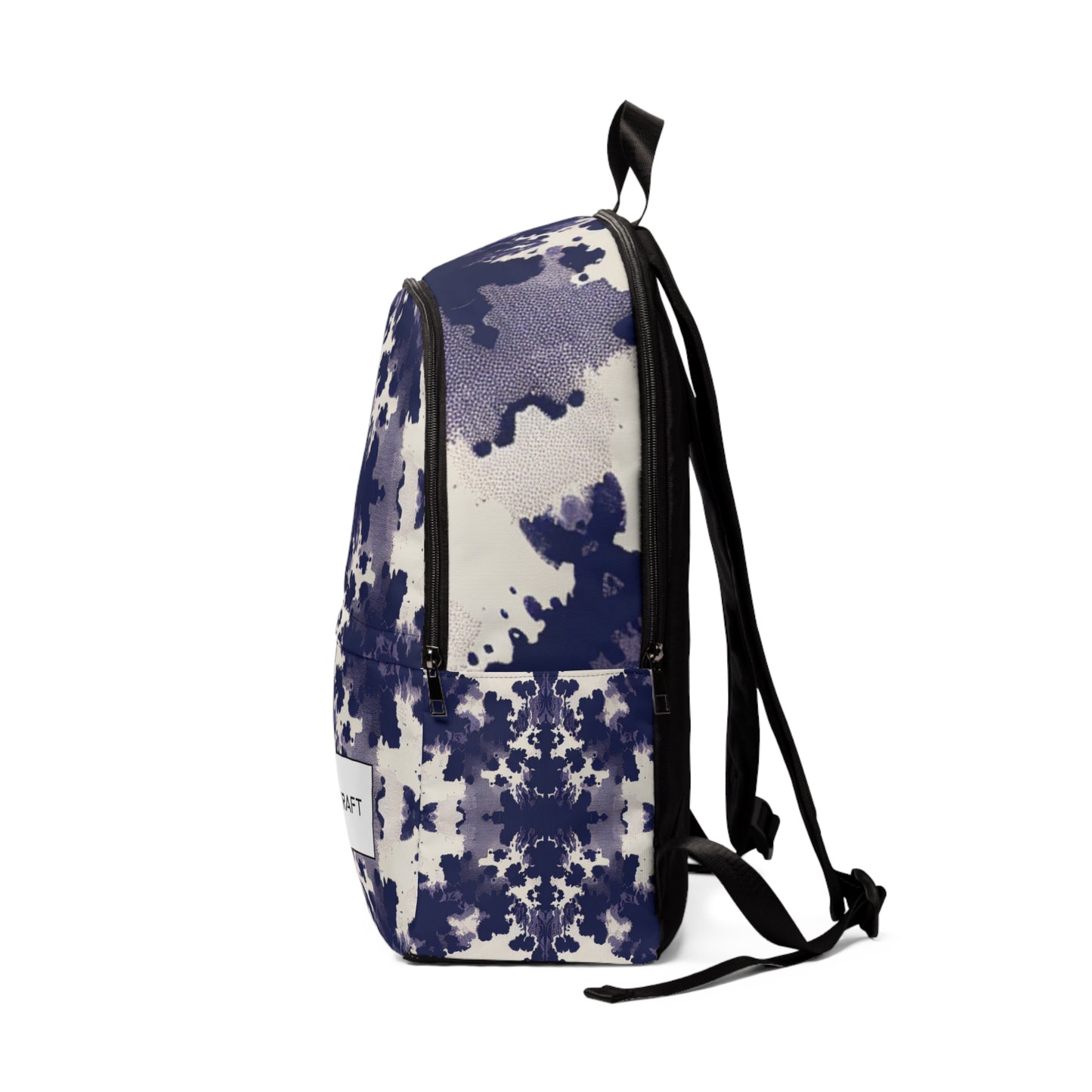 "Indigo Inkblot Pack" - Laptop Backpack Rucksack Bag for Men Women, Water Resistant