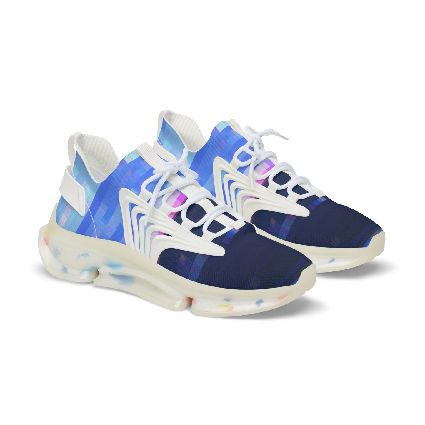 "Glitch Pixel Pro: The Ultimate Fusion of Digital and Vintage Athletic Style!" - Shoes Athletic Tennis Sneakers Sports Walking Shoes