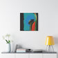 "Balanced Abstractions" - Framed Canvas Print Colourful Wall Art