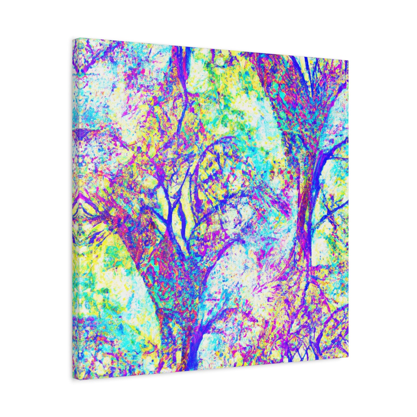 Enchanted Winter Forest. - Canvas