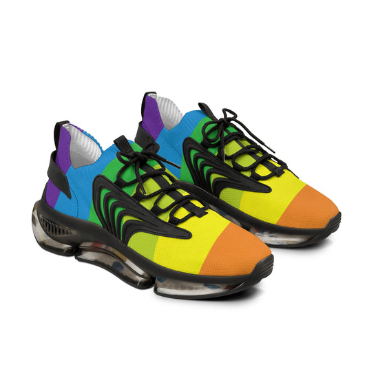 "Stride in Style with the Rainbow Rush: A Bold and Vibrant Gradient Sneaker for the Modern Athlete" - Shoes Athletic Tennis Sneakers Sports Walking Shoes