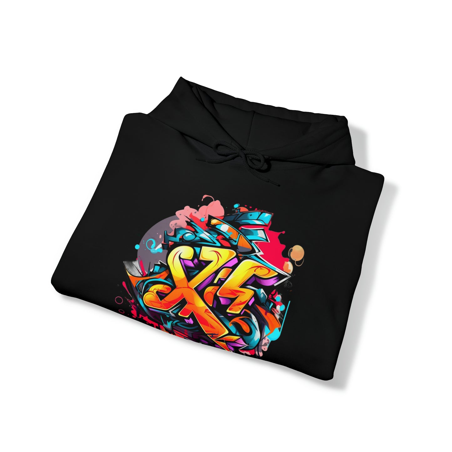 "Graffiti Street Hoodie" - Pullover Hooded Sweatshirts Long Sleeve