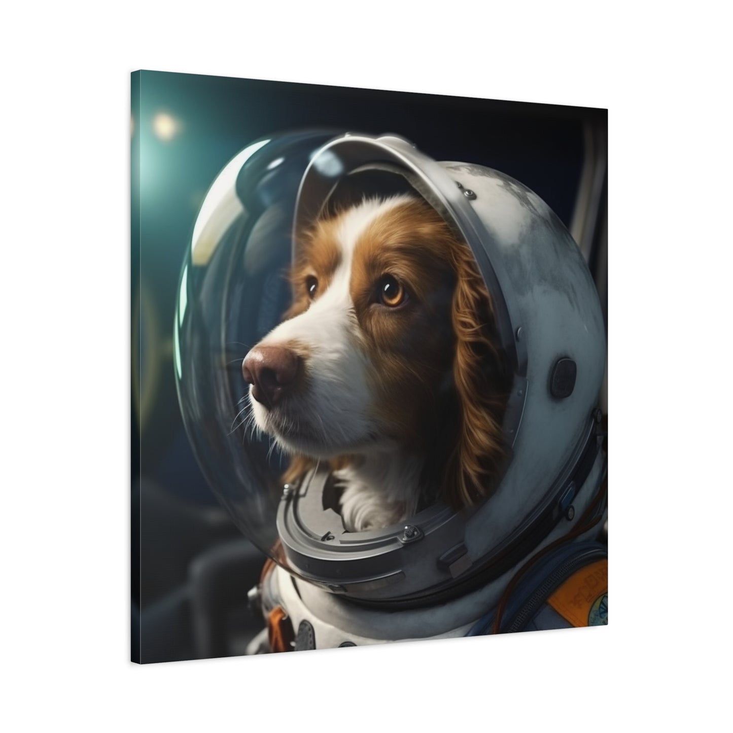 "Galactic Pet Art" - Framed Canvas Print Colourful Wall Art