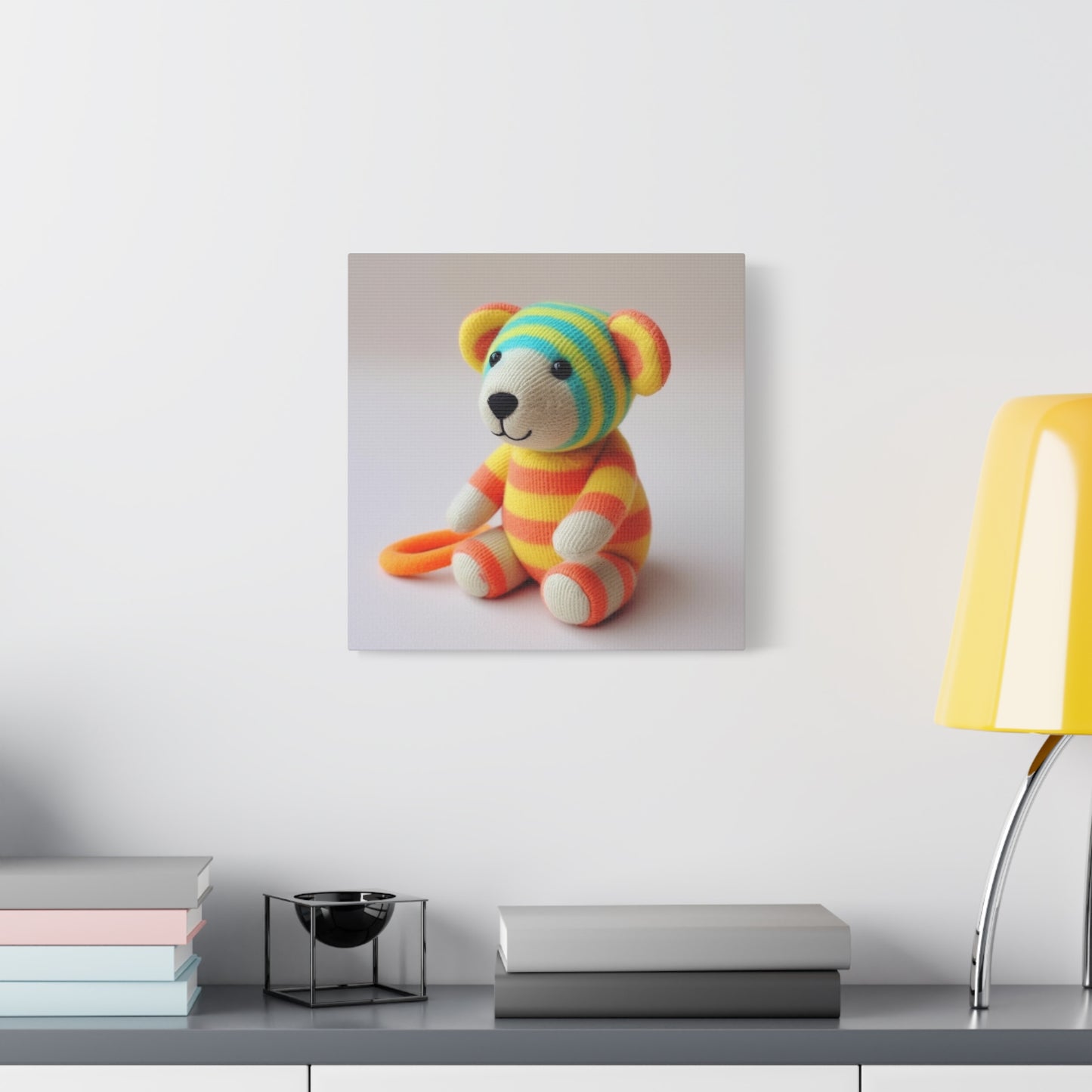 "Whimsy Wall Art" - Framed Canvas Print Colourful Wall Art