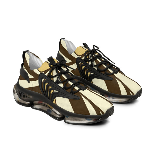 "Deco Dazzle: Metallic Accented Sports Sneaker with Art Deco-inspired Motifs" - Shoes Athletic Tennis Sneakers Sports Walking Shoes