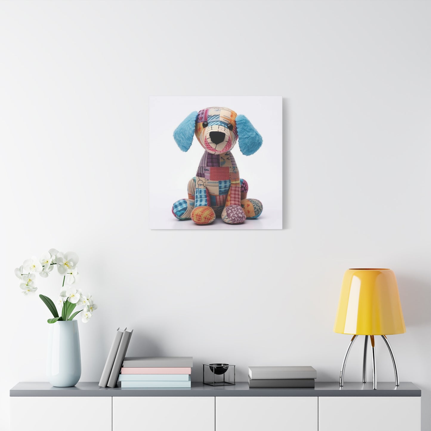 "Whimsical Wall Prints" - Framed Canvas Print Colourful Wall Art