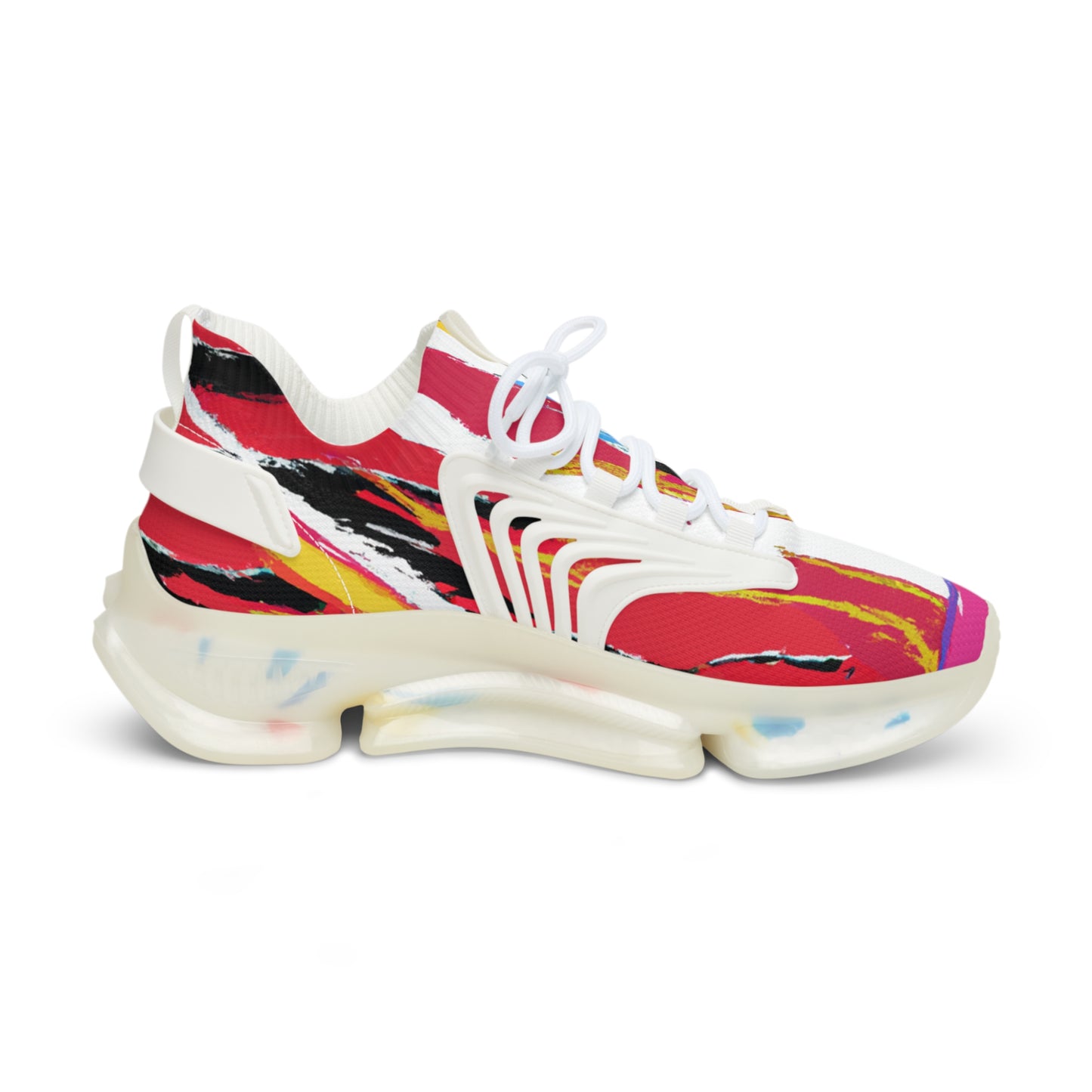 "Abstract Artistry: The Ultimate Brushstroke Sneaker for Stylish Athletes" - Shoes Athletic Tennis Sneakers Sports Walking Shoes