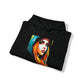 "Graffiti Hoodie Oversized" - Pullover Hooded Sweatshirts Long Sleeve