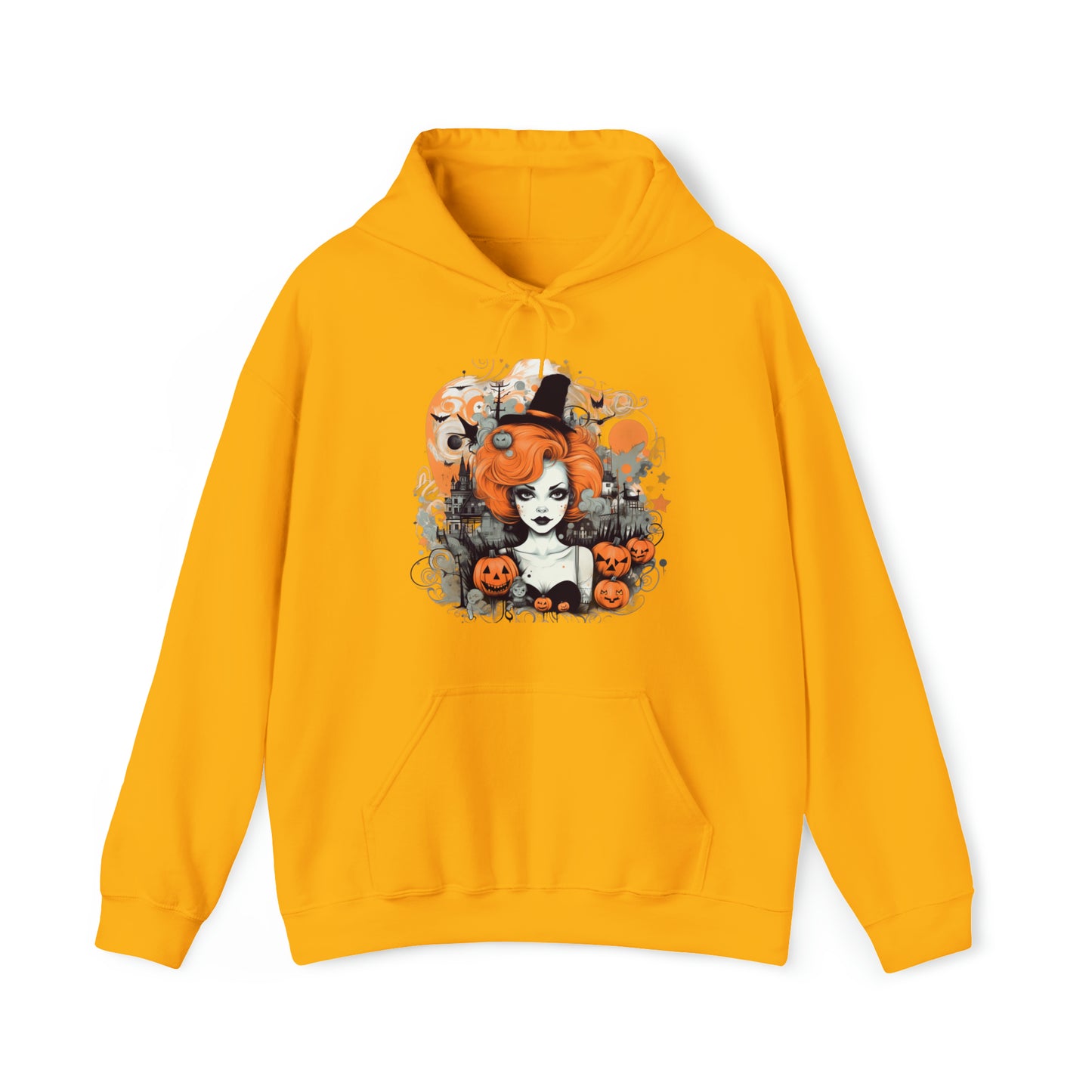 "Spooky Cozy Hoodie" - Pullover Hooded Sweatshirts Long Sleeve