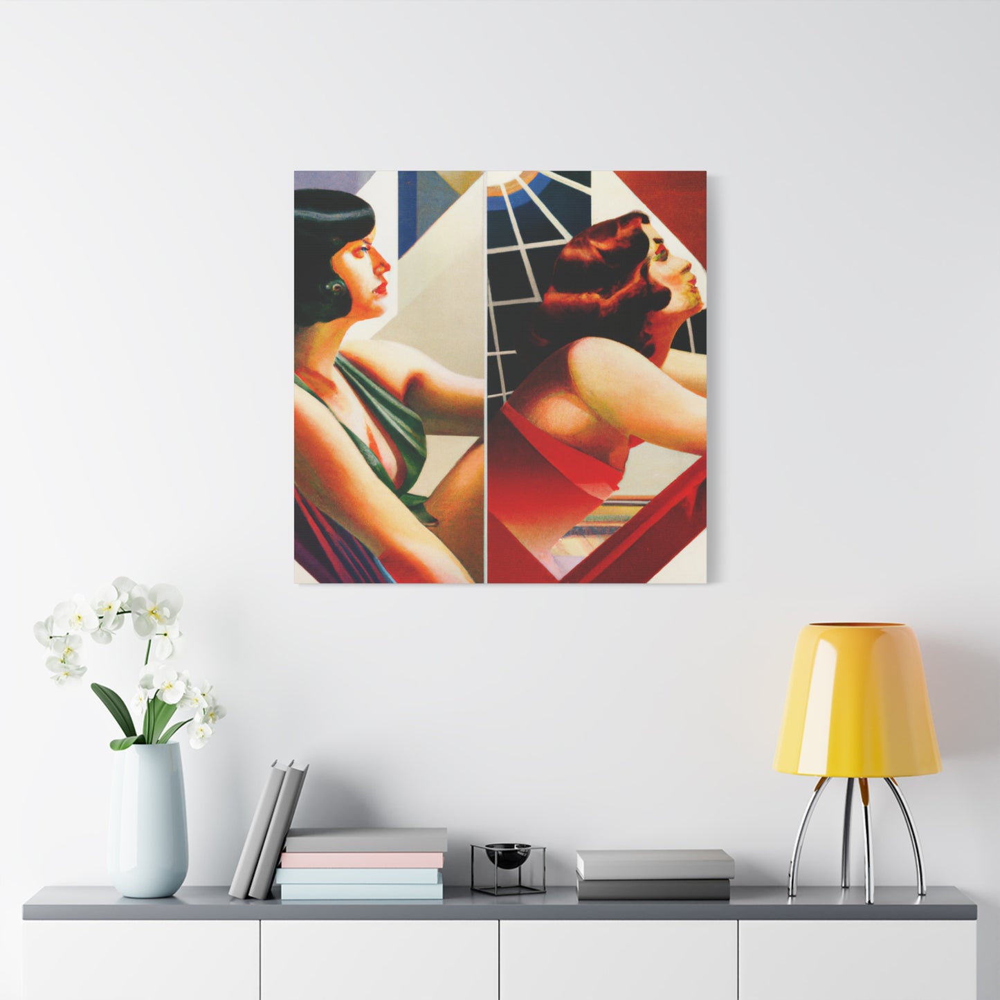 "Geometric Glamour" - Canvas