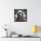 "Pawsome Space Art" - Framed Canvas Print Colourful Wall Art