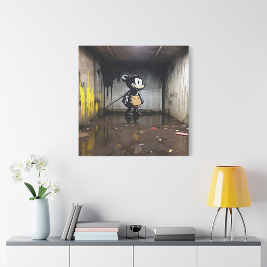 "AI Banksy Fusion" - Canvas