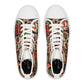 "Day of the Dead Delight High-Tops: A Vibrant Fusion of Mexican Culture and Contemporary Design"- High Top Trainers Fashion Sneakers