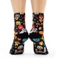 "Emoji Madness: Playful Crew Socks with Adorable Patterns!" - Men and Women Crew Socks Combed Athletic Sports Casual Classic