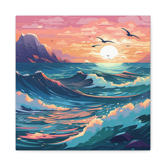 Oceanic Waveforms - Canvas