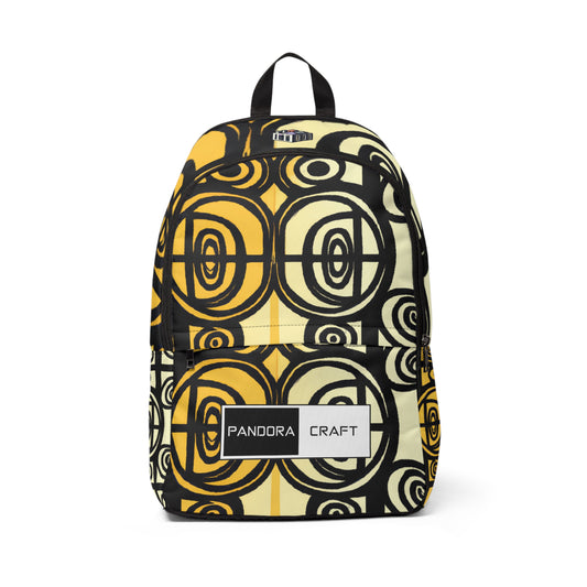 "Gilded Deco Pack" - Laptop Backpack Rucksack Bag for Men Women, Water Resistant