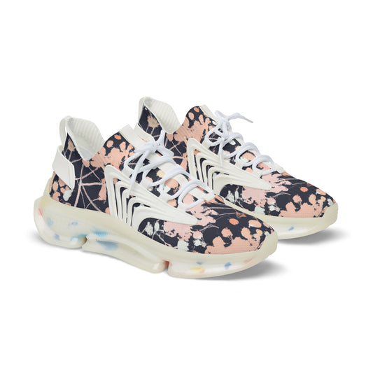 "Bloom and Thrive: Vintage Floral Inspired Sneakers in Soft Hues for a Timeless Look" - Shoes Athletic Tennis Sneakers Sports Walking Shoes