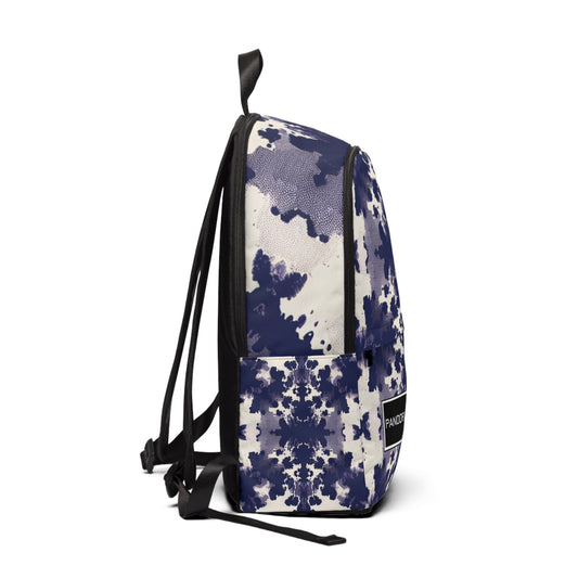 "Indigo Inkblot Pack" - Laptop Backpack Rucksack Bag for Men Women, Water Resistant